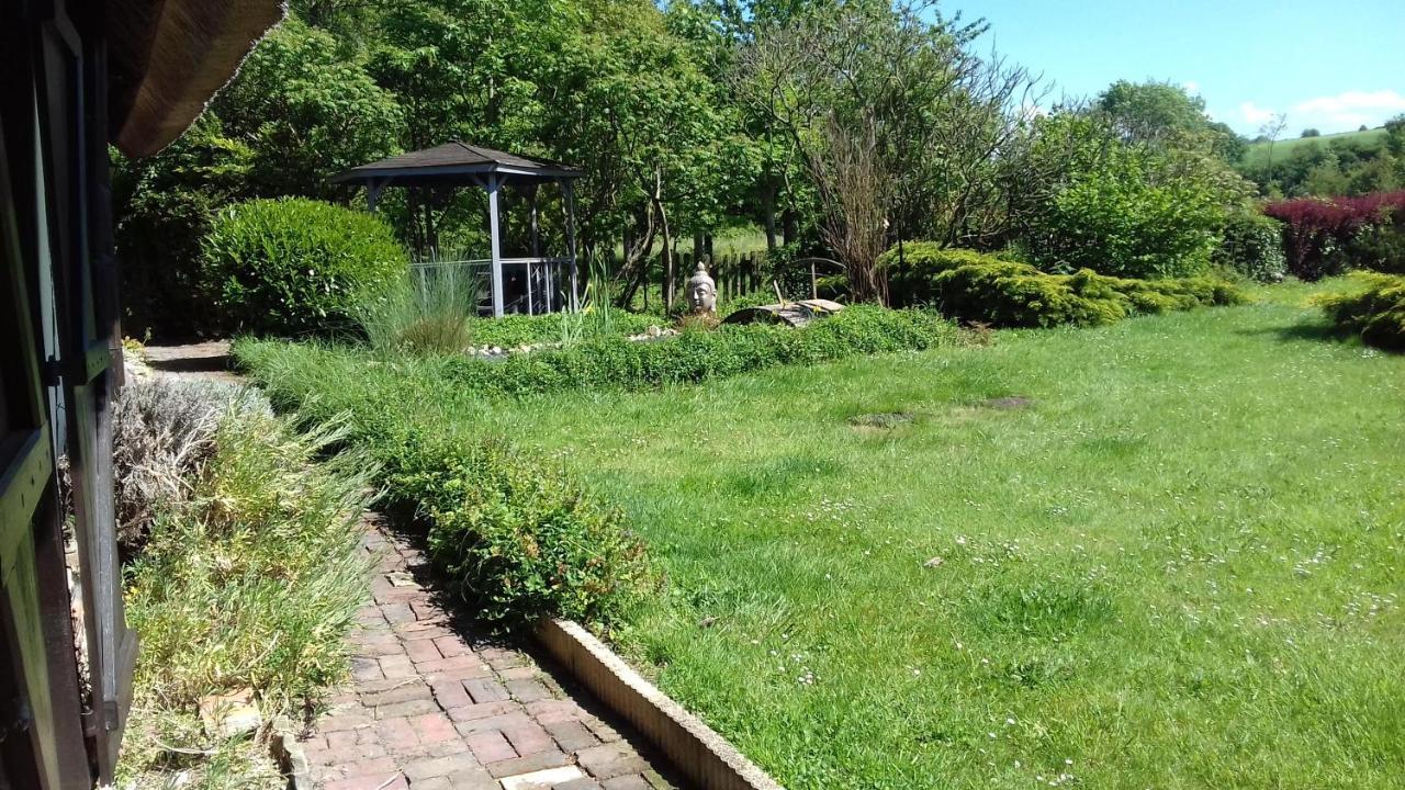 Villa Les 2 chaumières avec piscine Epinay Esterno foto