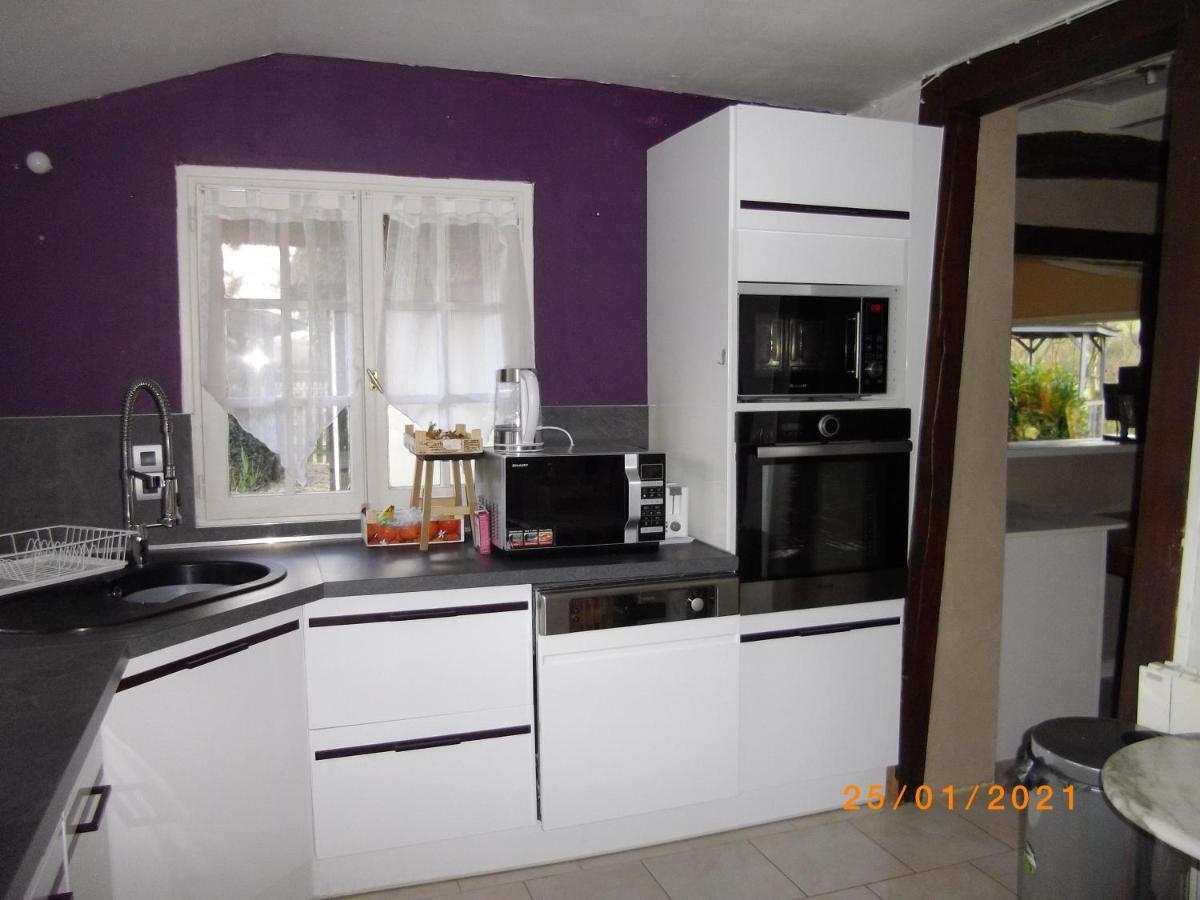 Villa Les 2 chaumières avec piscine Epinay Esterno foto