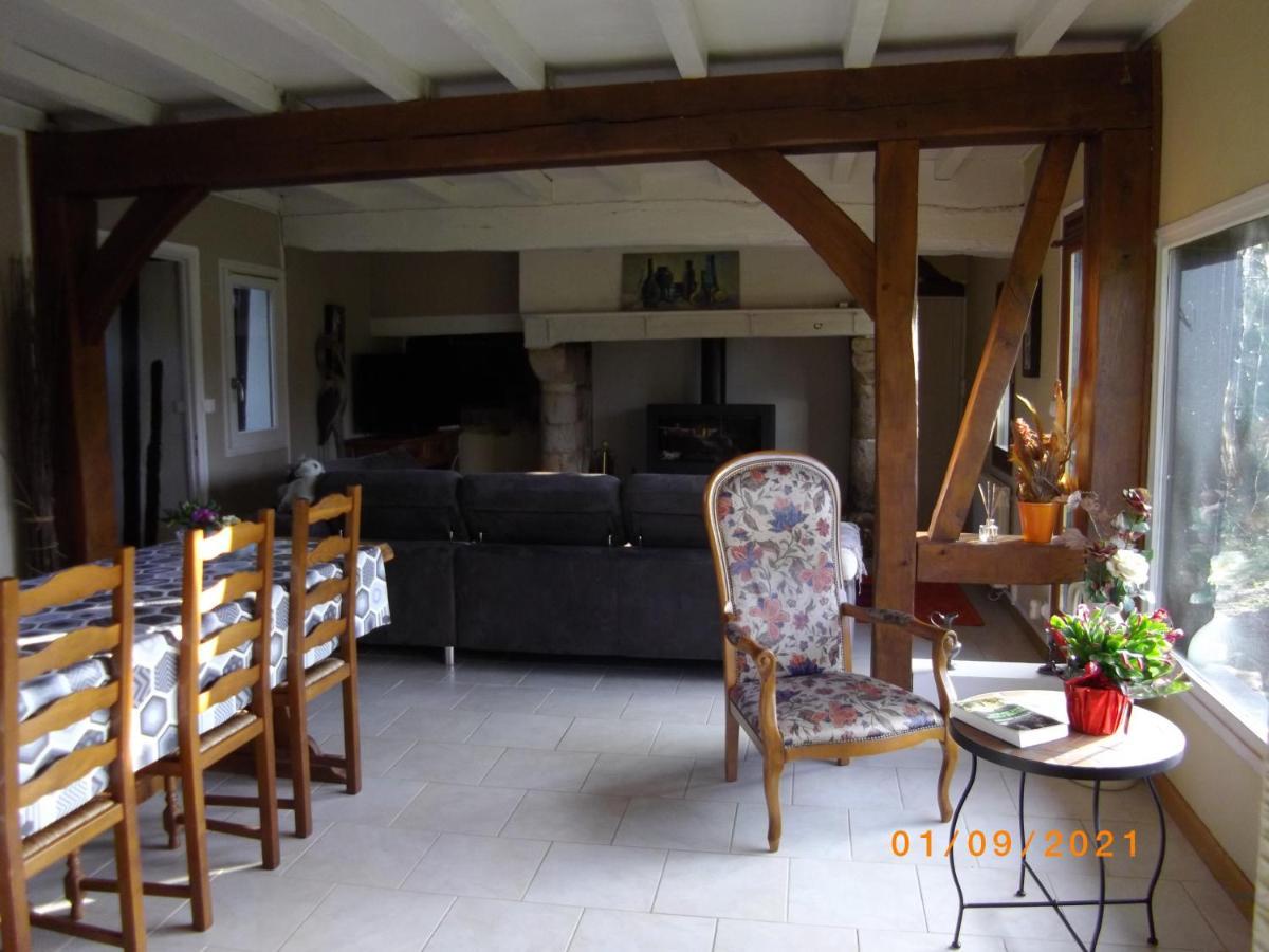 Villa Les 2 chaumières avec piscine Epinay Esterno foto