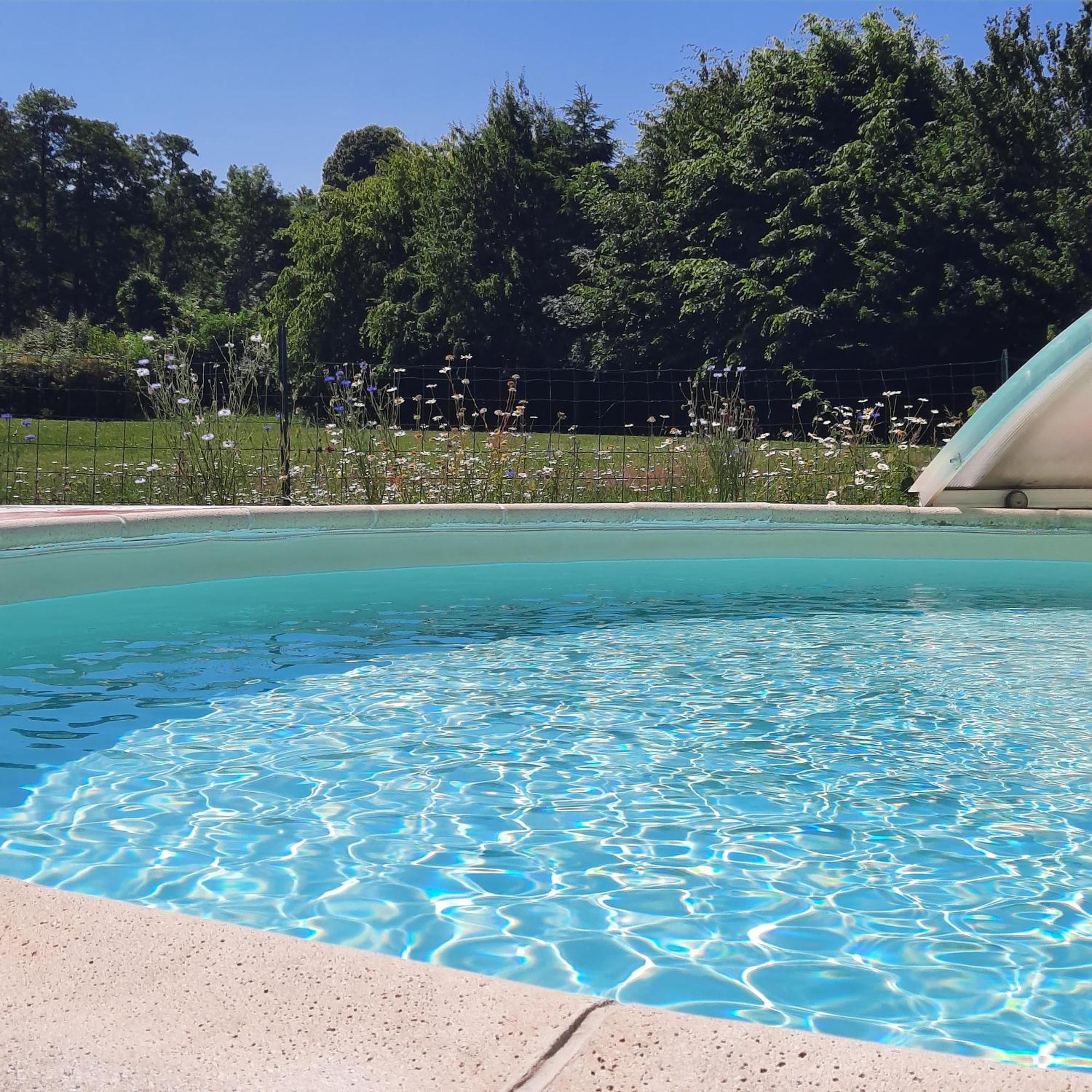 Villa Les 2 chaumières avec piscine Epinay Esterno foto