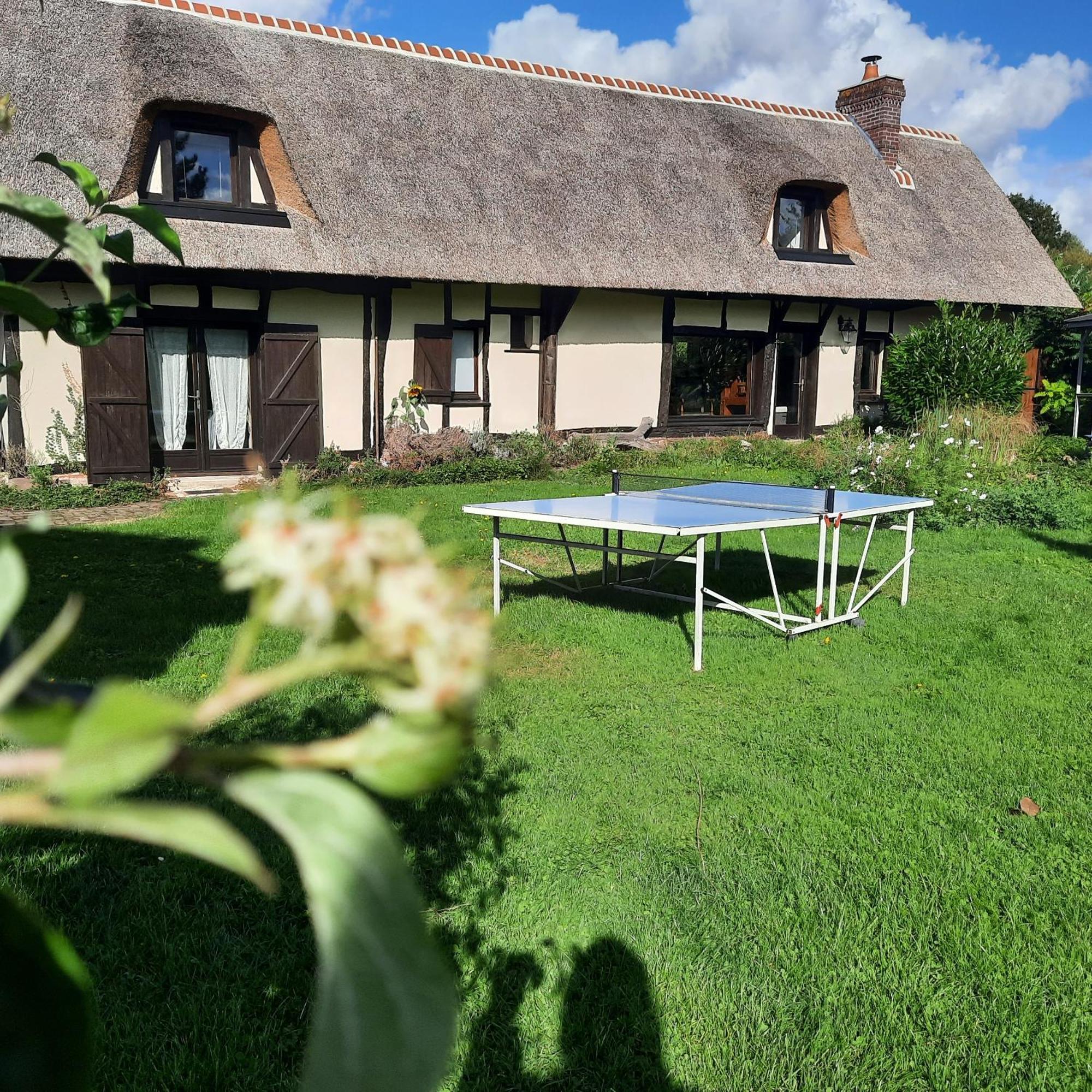 Villa Les 2 chaumières avec piscine Epinay Esterno foto
